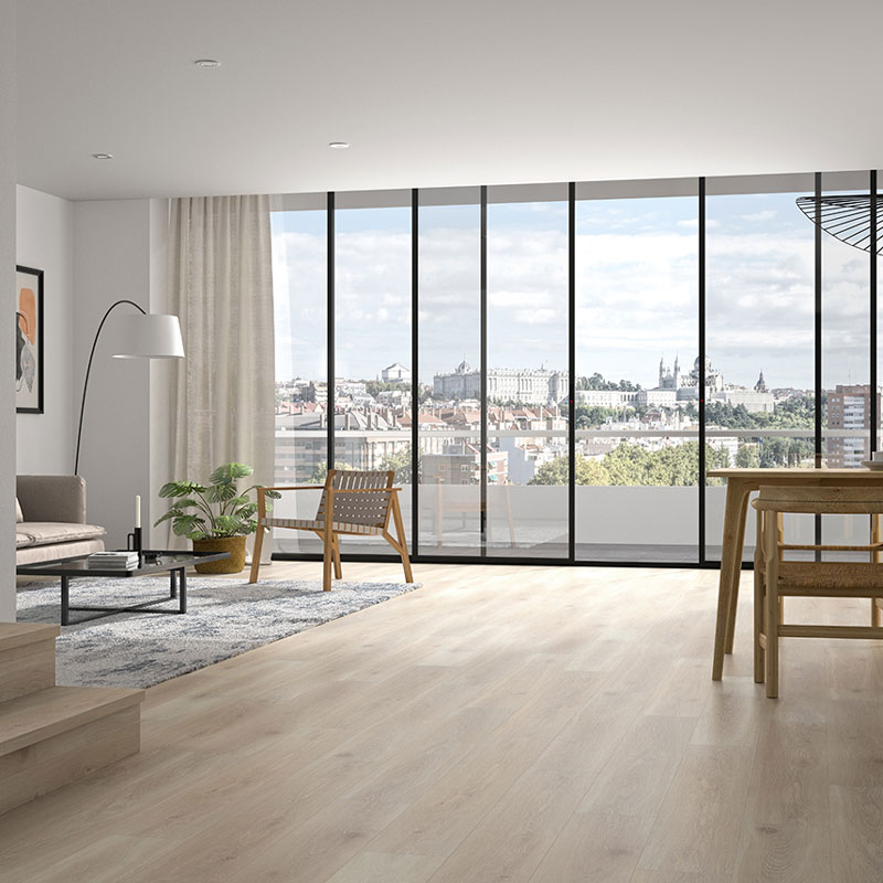 SUELO LAMINADO PUREFLOR 7MM-AC4 ROBLE ALPES