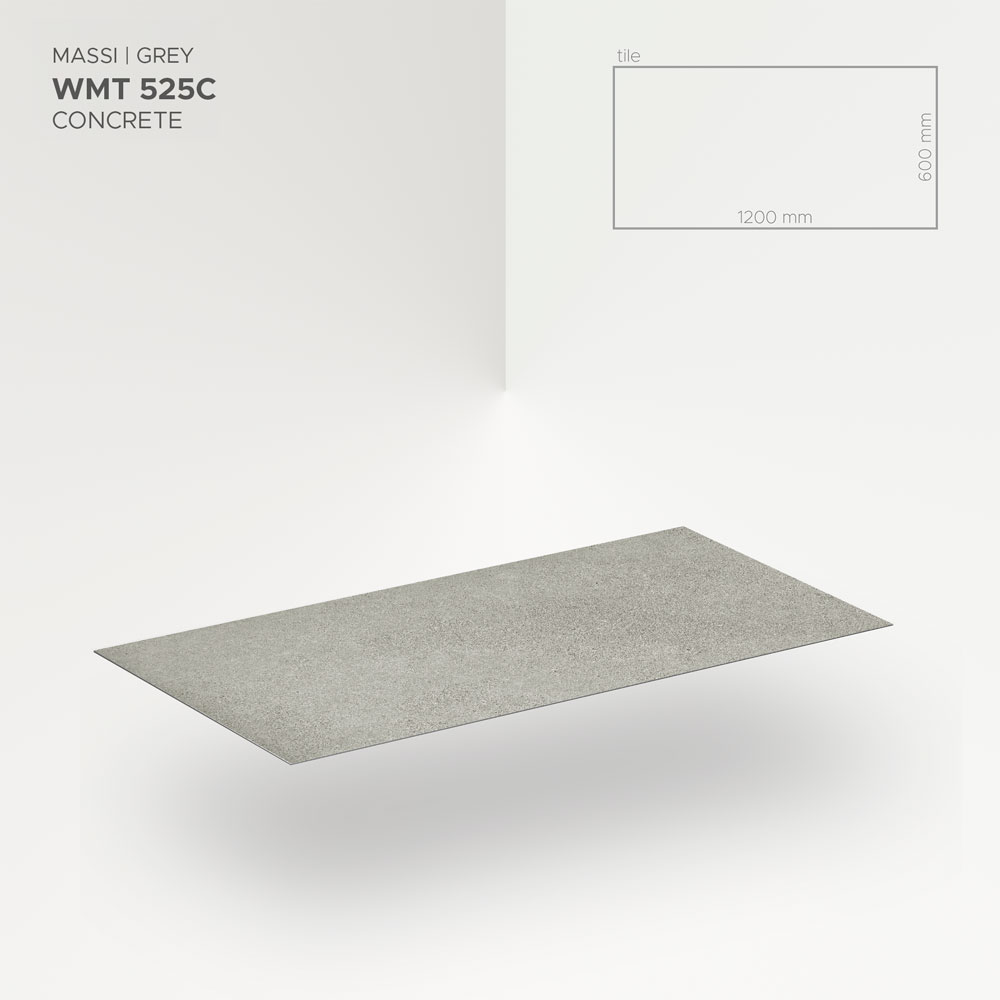 PANEL SPC MODEE RAW CONCRETE MASSI GREY WMT525