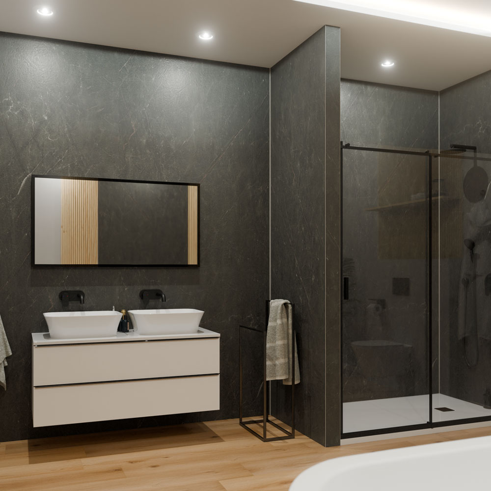 PANEL SPC MODEE STONE ESSENCE MONREALE BLACK WMT518 4