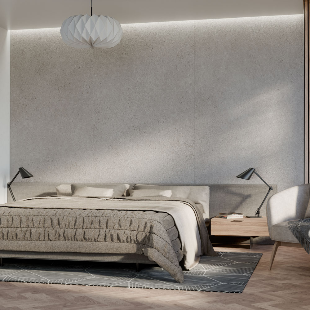 PANEL SPC MODEE RAW CONCRETE MASSI GREY WMT525