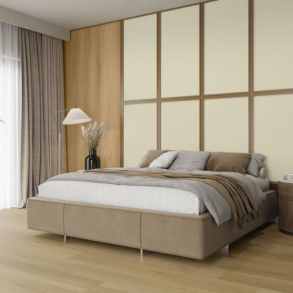 PANEL SPC MODEE PURE STRUCTURE TWEED SAND WMT527S 2