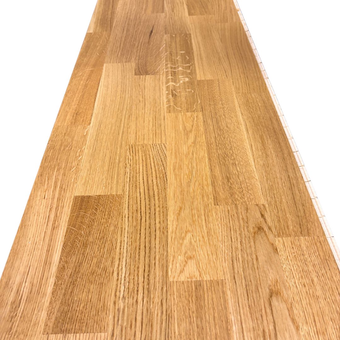 El Parquet Flotante Roble 3 lamas Natur Barniz Satinado